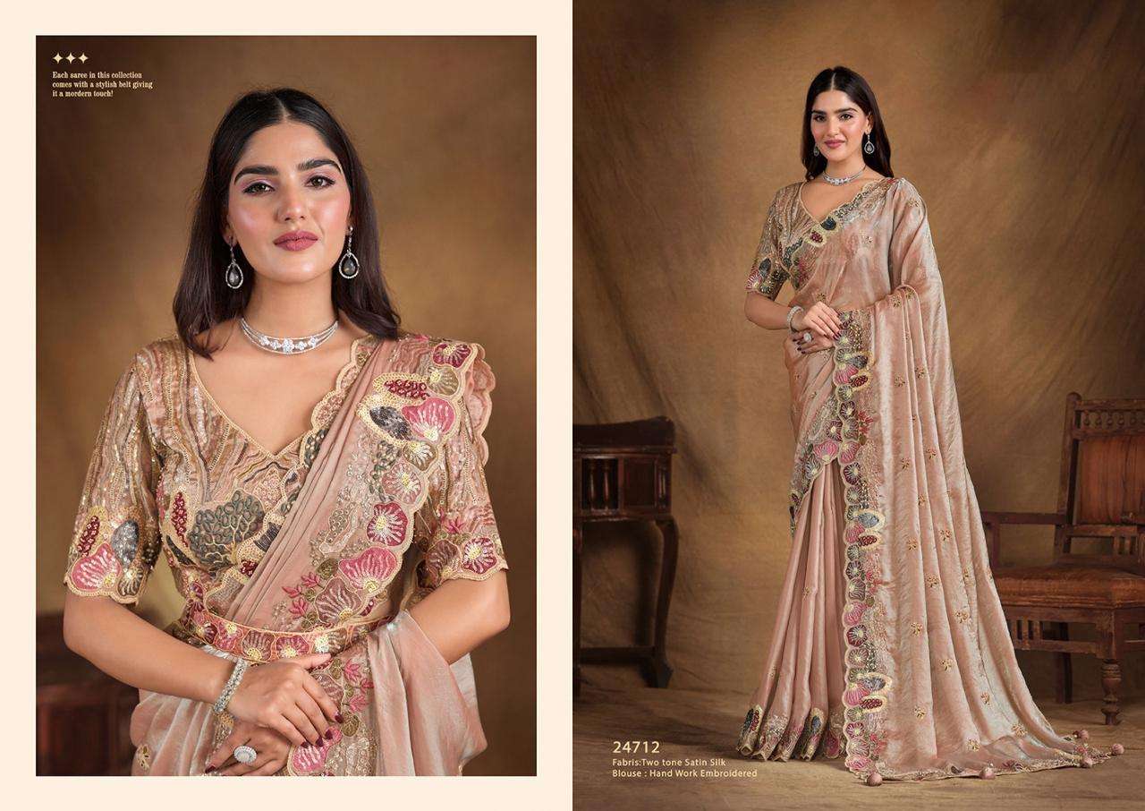 24712 Moh Manthan Tarini Mahotsav Satin Silk Sarees
