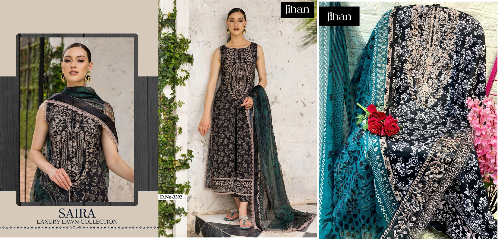 3392 Jihan Pakistani Salwar Suits