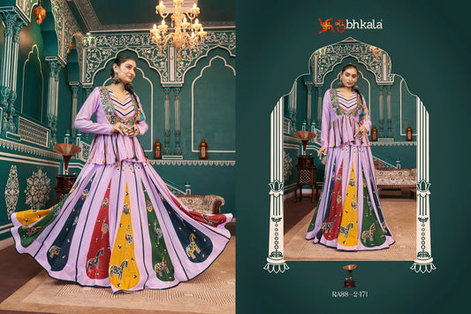 2471 Raas Vol 18 Shubhkala Mirror Work Chaniya Choli