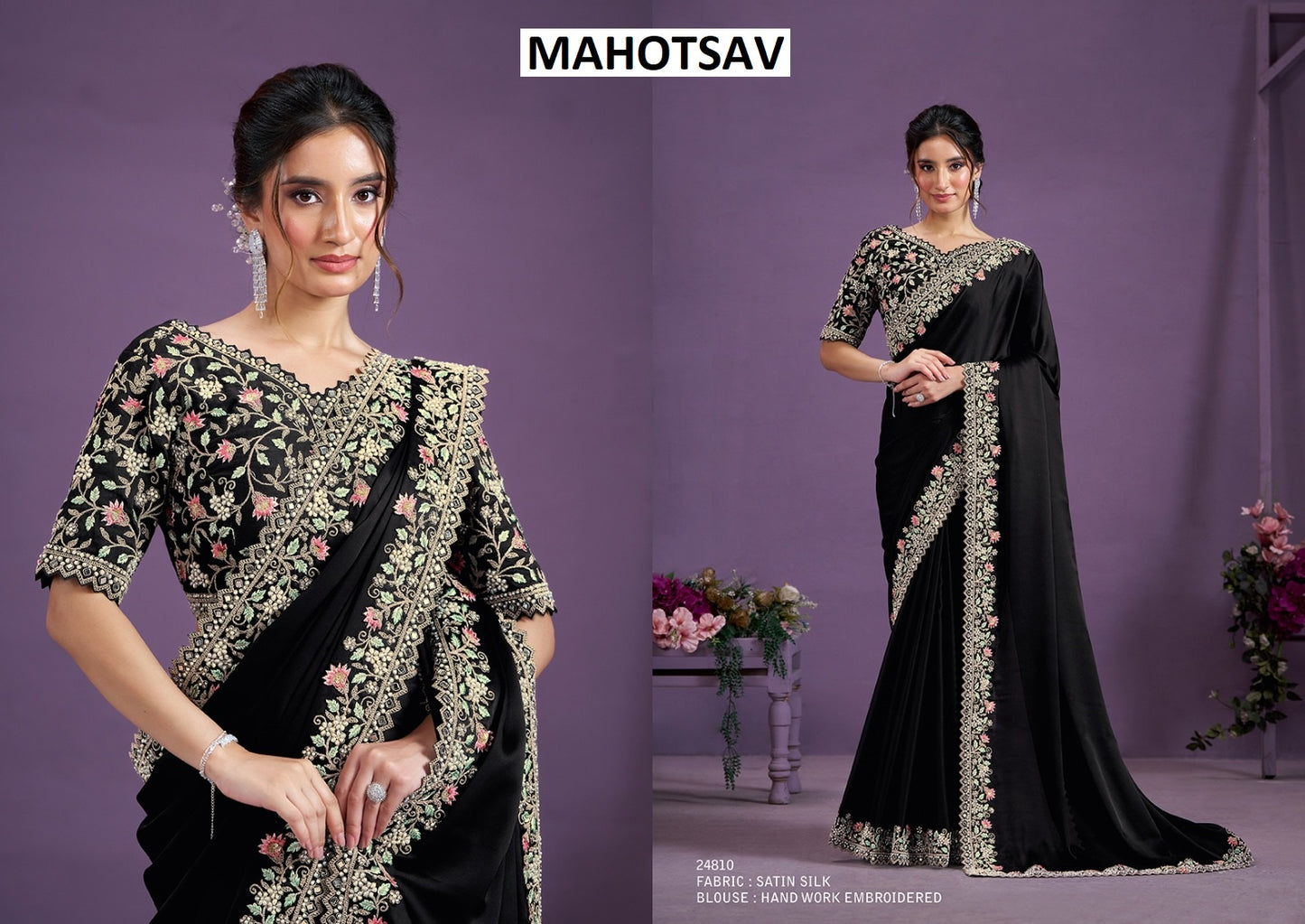 24810 Moh-Manthan Advaya Mahotsav Handwork Sarees
