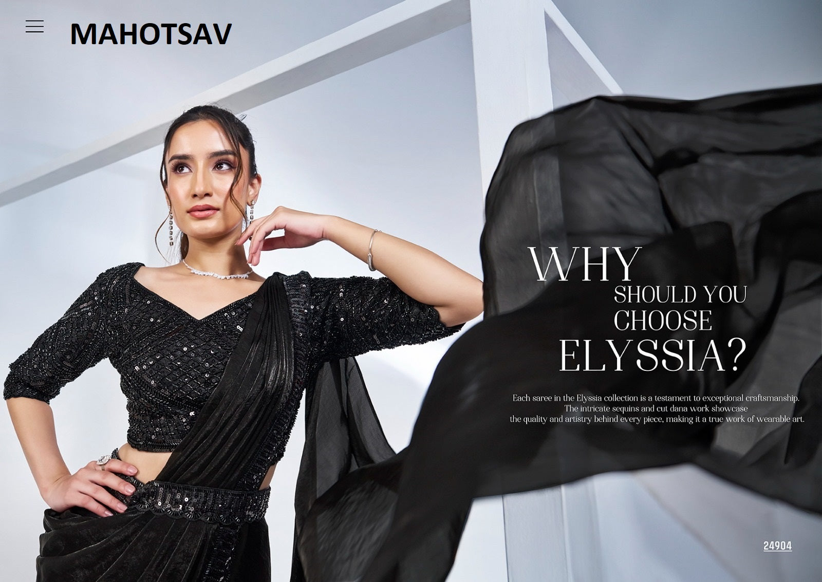 24904 Mohmanthan Elyssia Mahotsav Handwork Sarees