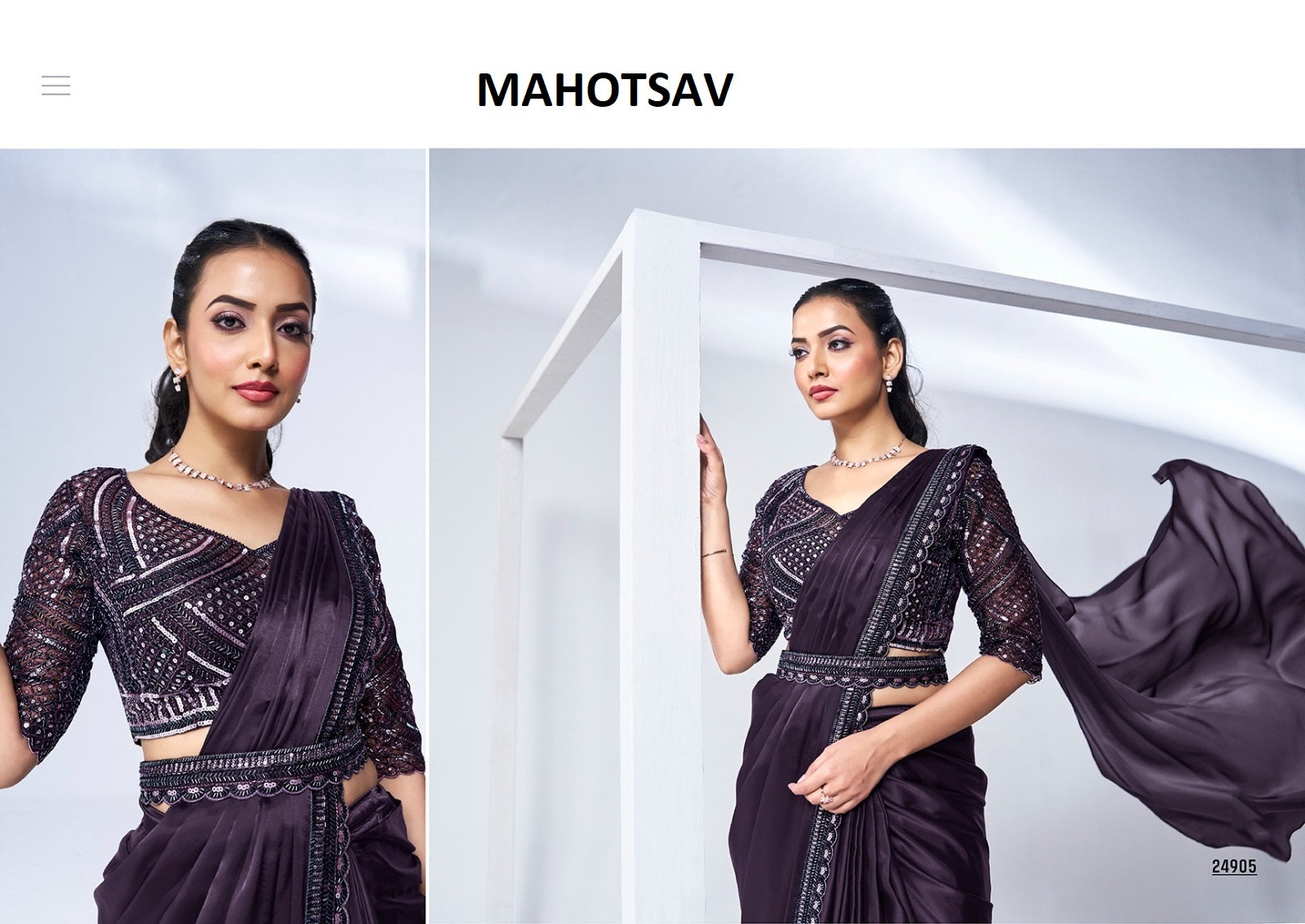 24905 Mohmanthan Elyssia Mahotsav Handwork Sarees