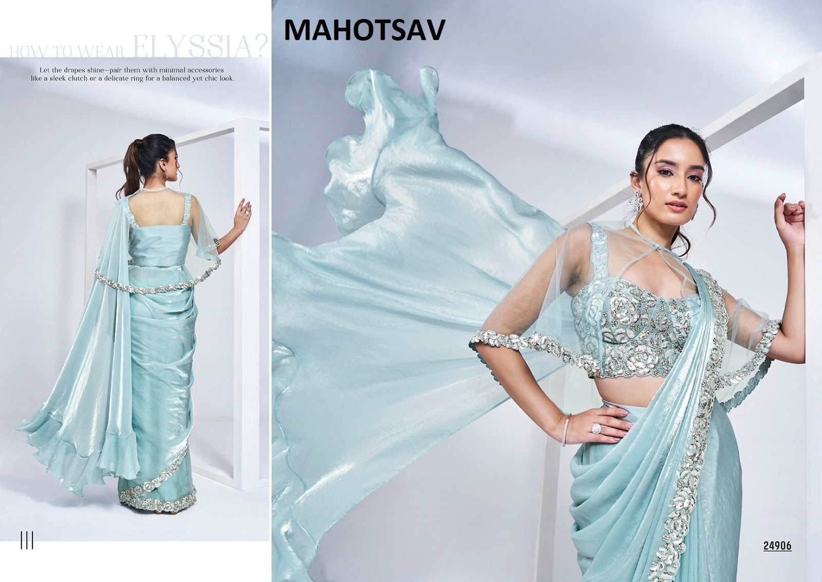 24906 Mohmanthan Elyssia Mahotsav Handwork Sarees