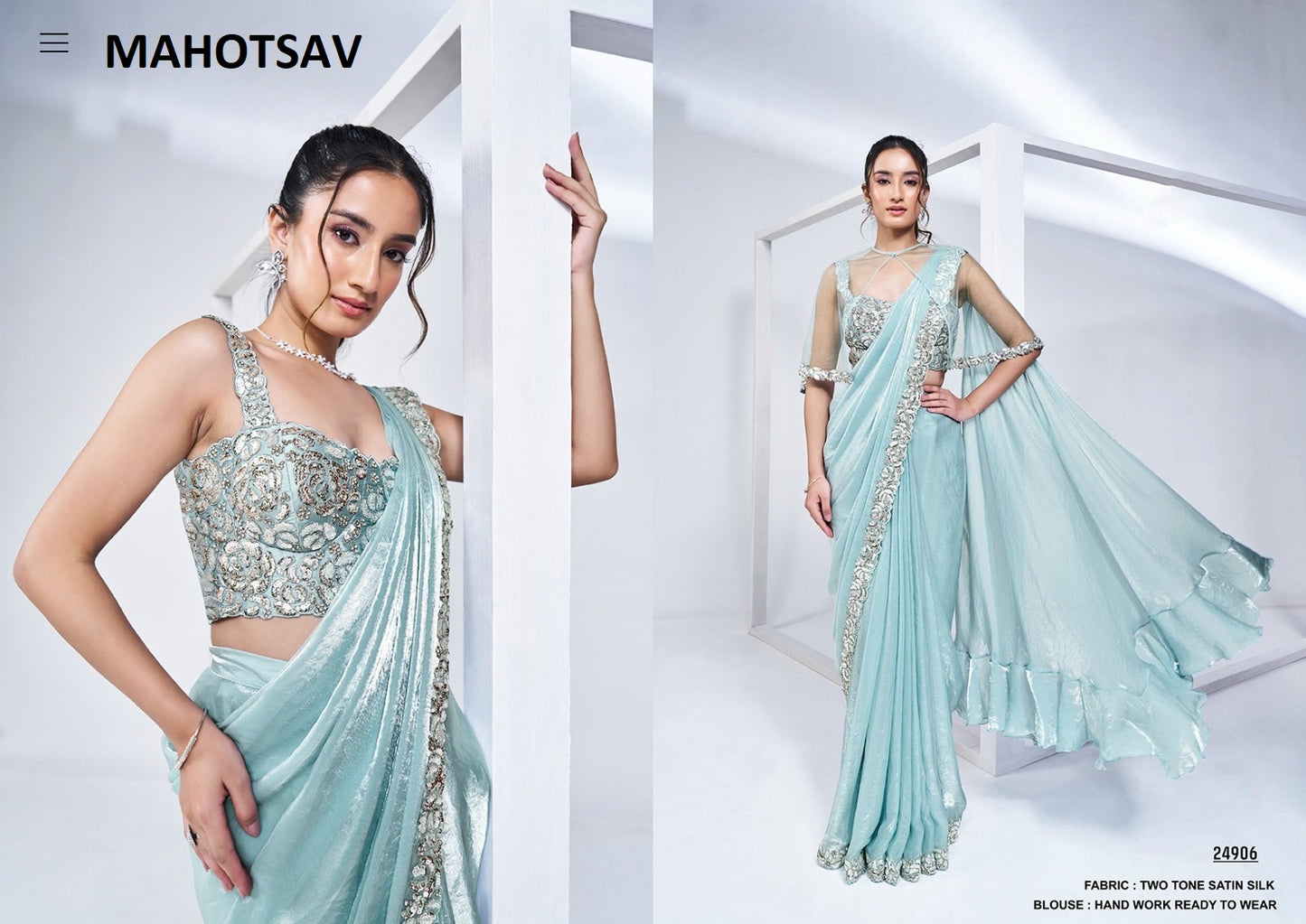 24906 Mohmanthan Elyssia Mahotsav Handwork Sarees