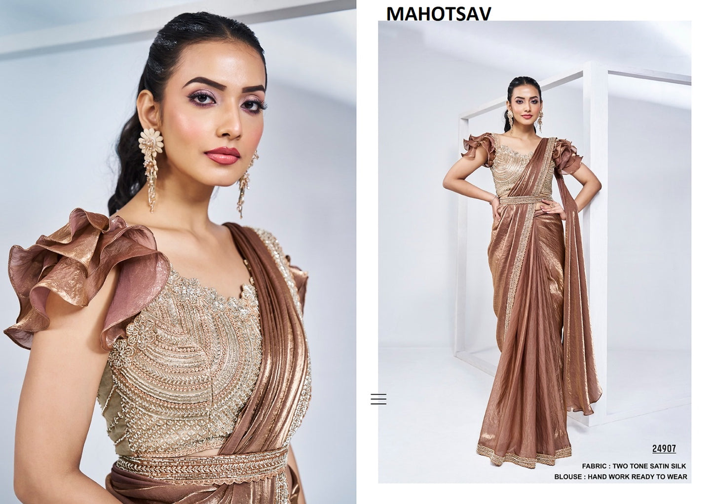 24907 Mohmanthan Elyssia Mahotsav Handwork Sarees