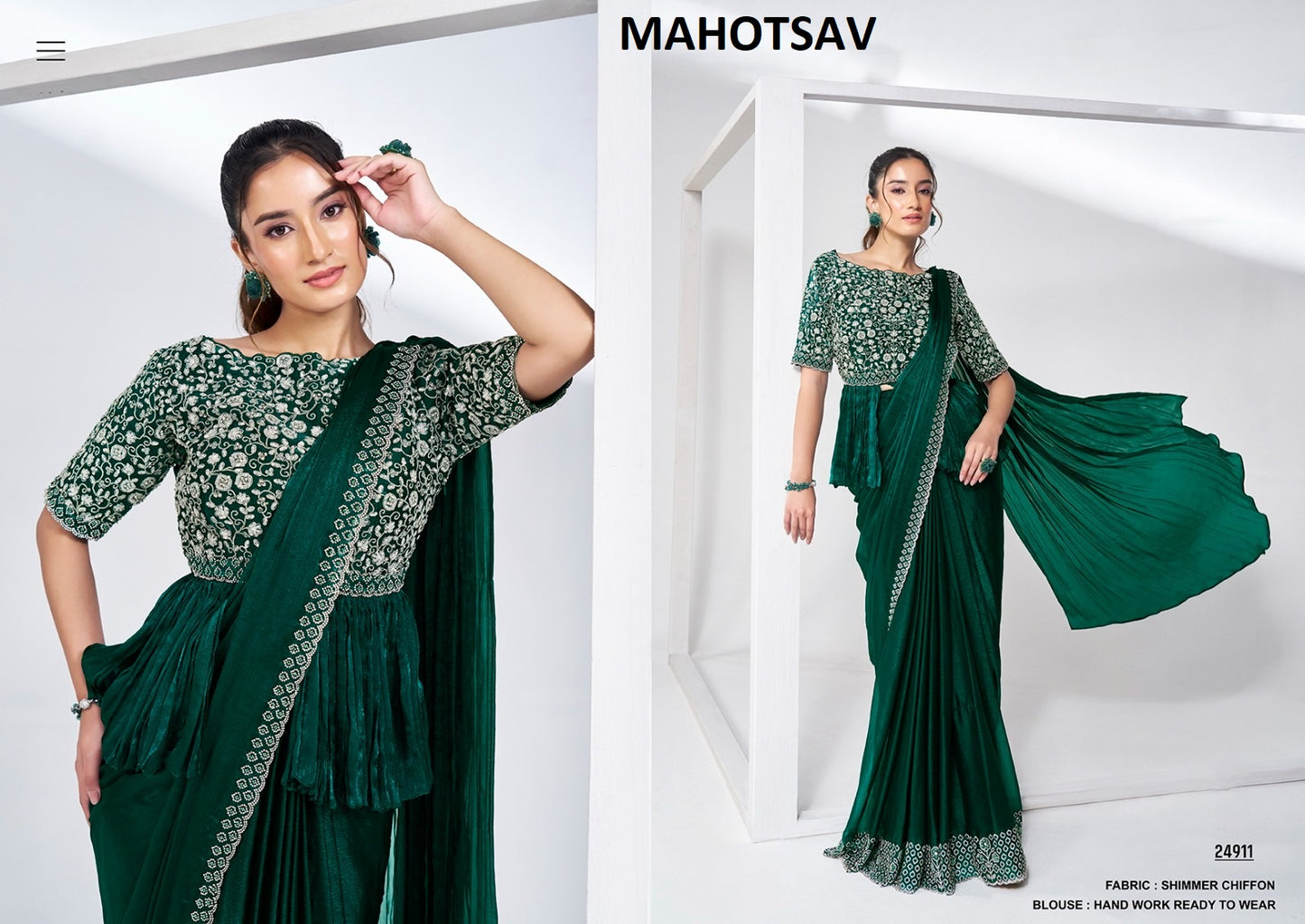 24911 Mohmanthan Elyssia Mahotsav Handwork Sarees