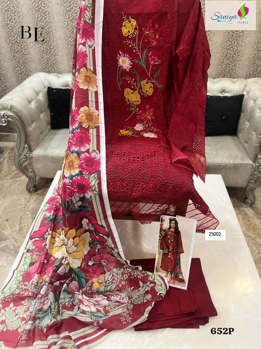 25002 Adanslibas Zaria 25 Saniya Trendz Cotton Pakistani Salwar Suits