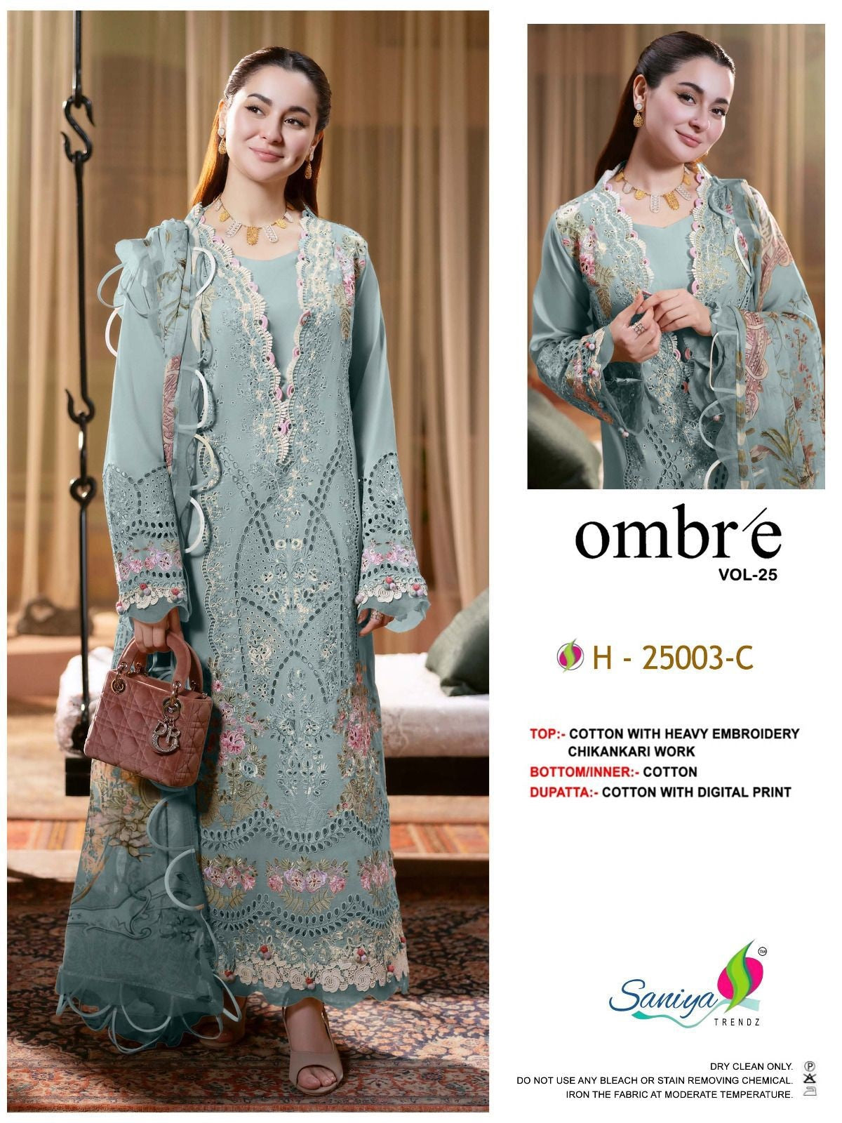 25003 C Ombre Vol-25 Saniya Trendz Embroidered Pakistani Salwar Suits