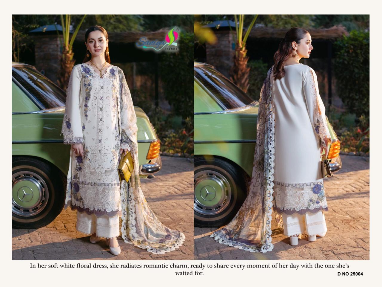 25004 Ombre Vol 25 Saniya Trendz Embroidery Pakistani Salwar Suits