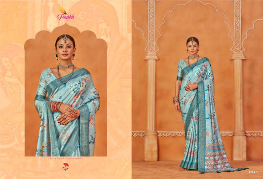 8001 Sakhi Pankh Sarees