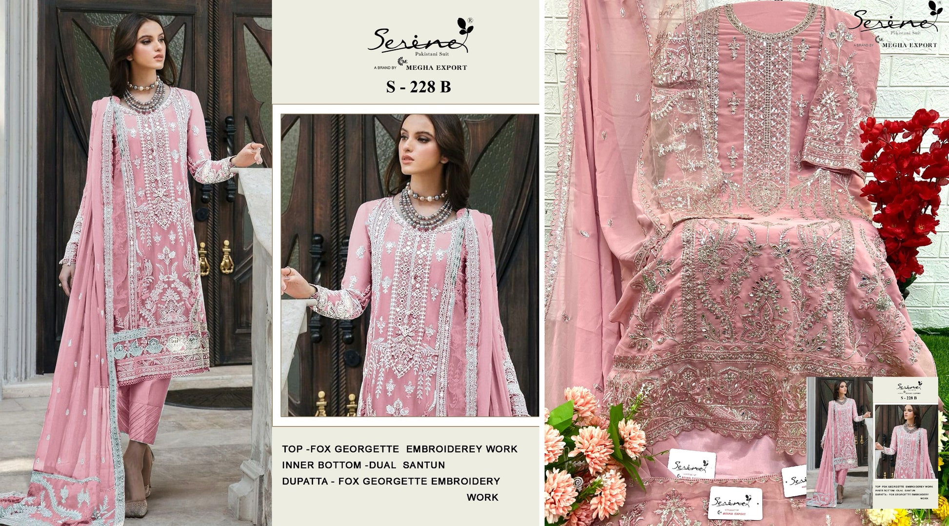228B Serine Pakistani Salwar Suits