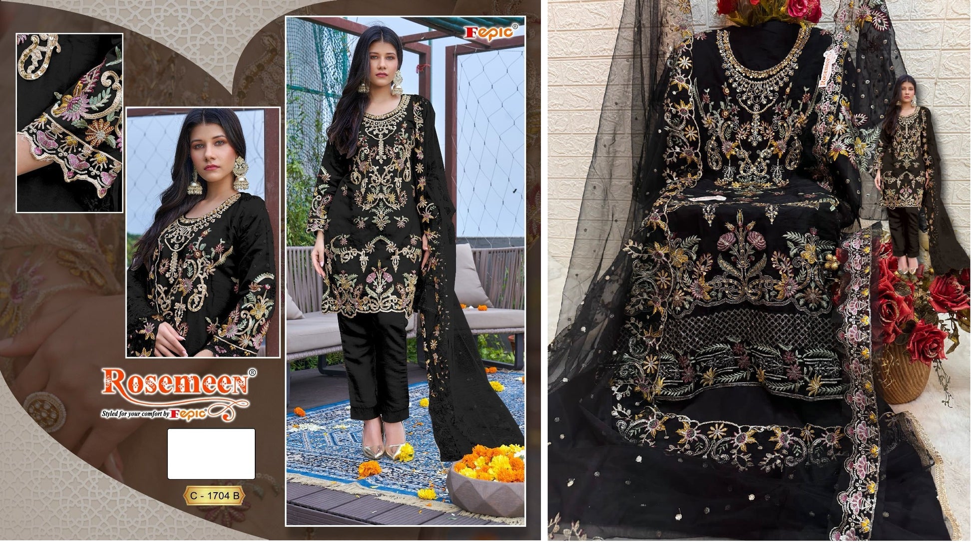 1704B Fepic Pakistani Salwar Suits