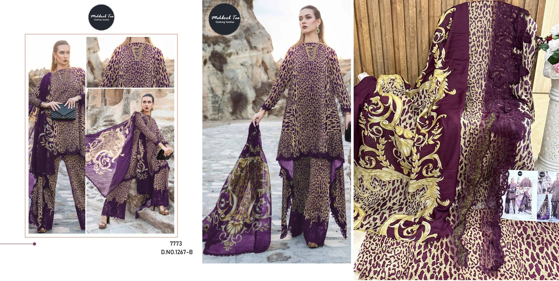 1267B Mehboob Tex Pakistani Salwar Suits