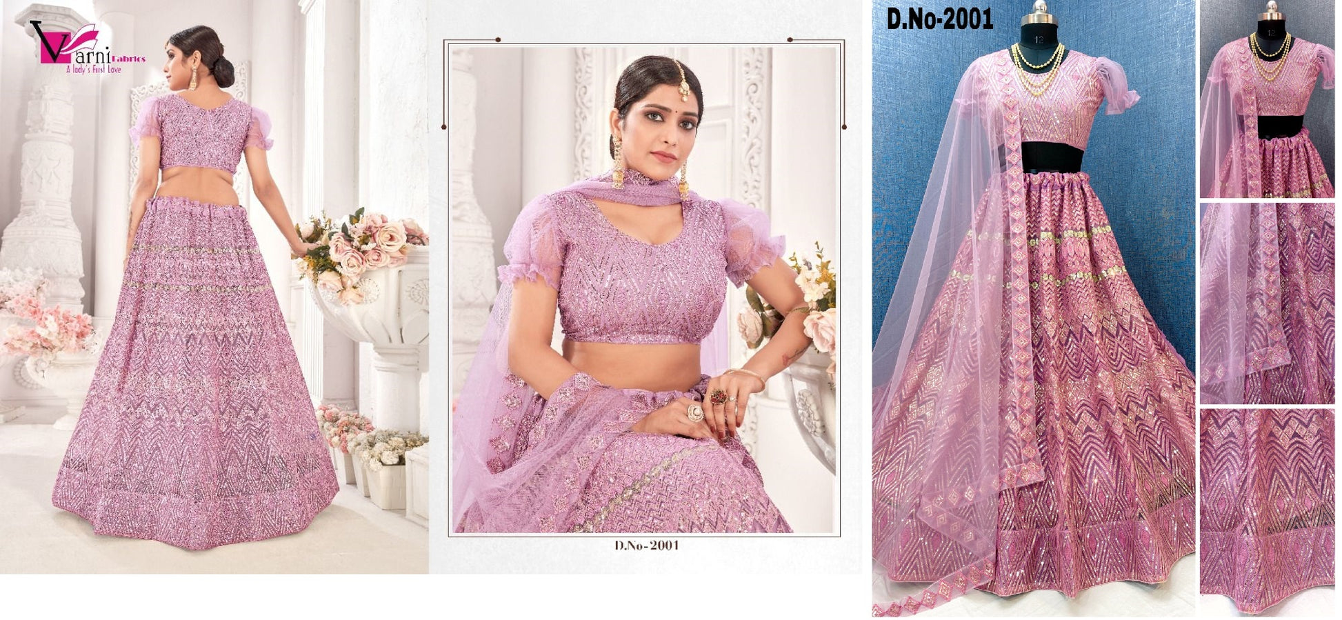 2001 Zeeya Nasrin Varni Fabrics Lehenga Choli