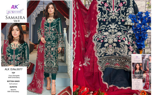 5077 Alk Pakistani Salwar Suits