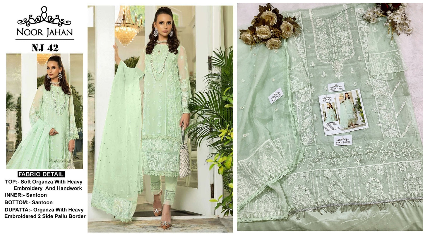Nj-42 Noor Jahan Pakistani Salwar Suits
