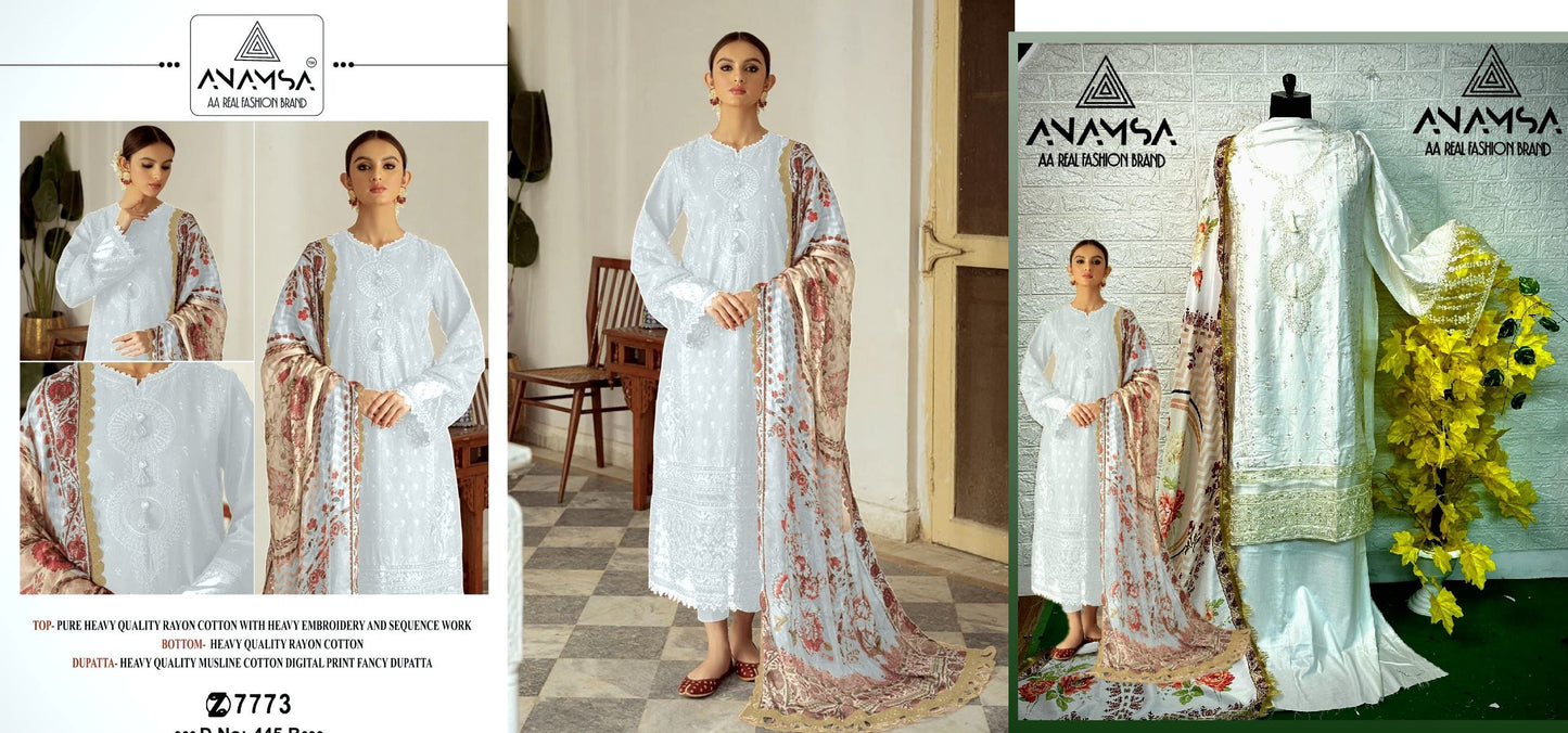 445B Anamsa Pakistani Salwar Suits