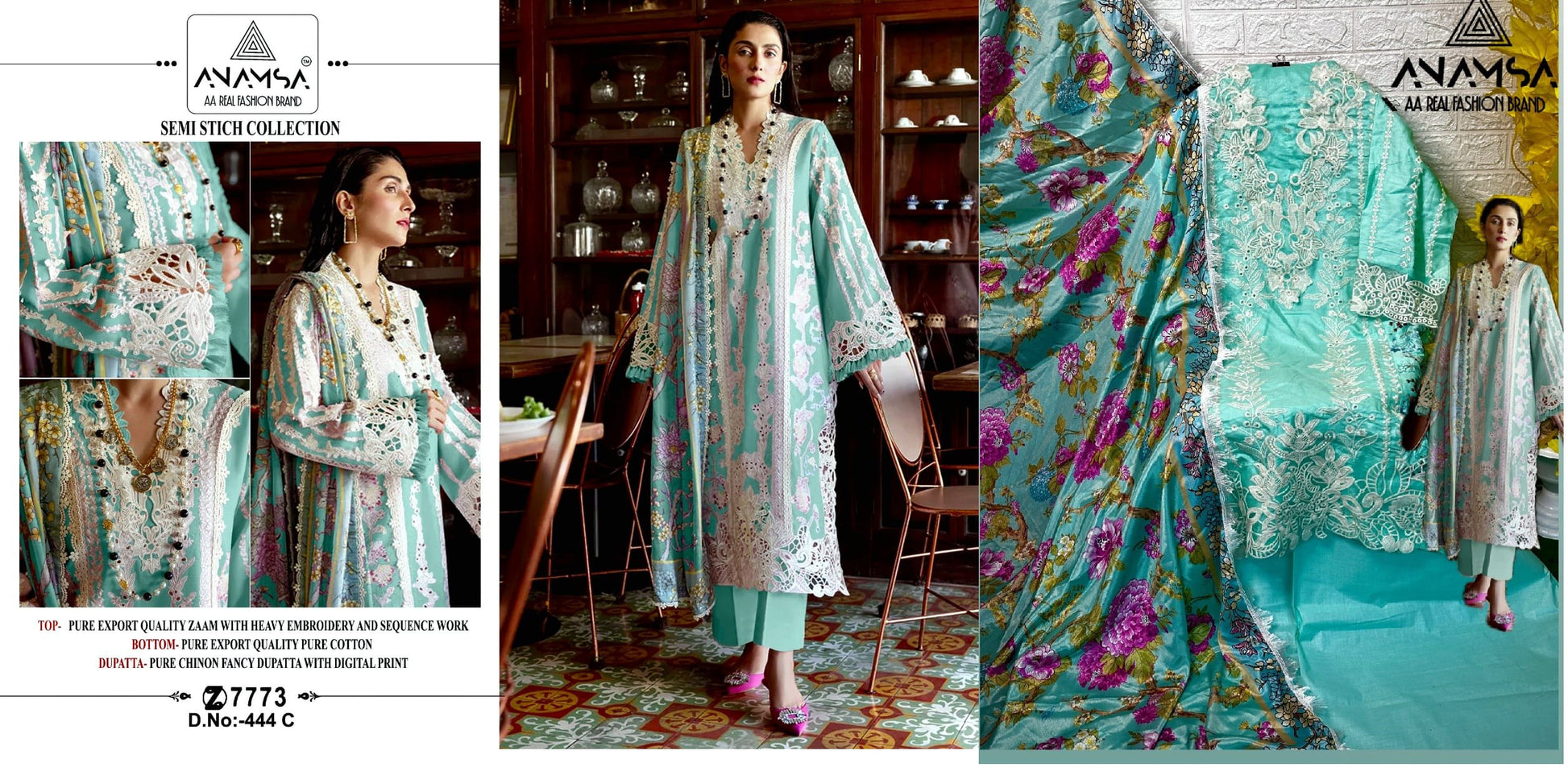 444C Anamsa Pakistani Salwar Suits