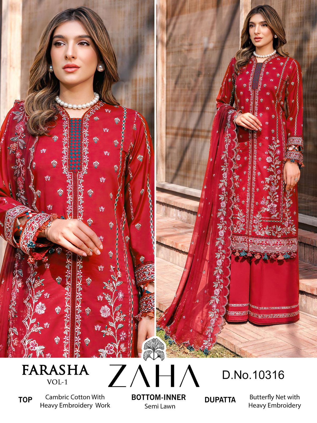 10316 Farasha Vol 1 Zaha Pakistani Salwar Suits
