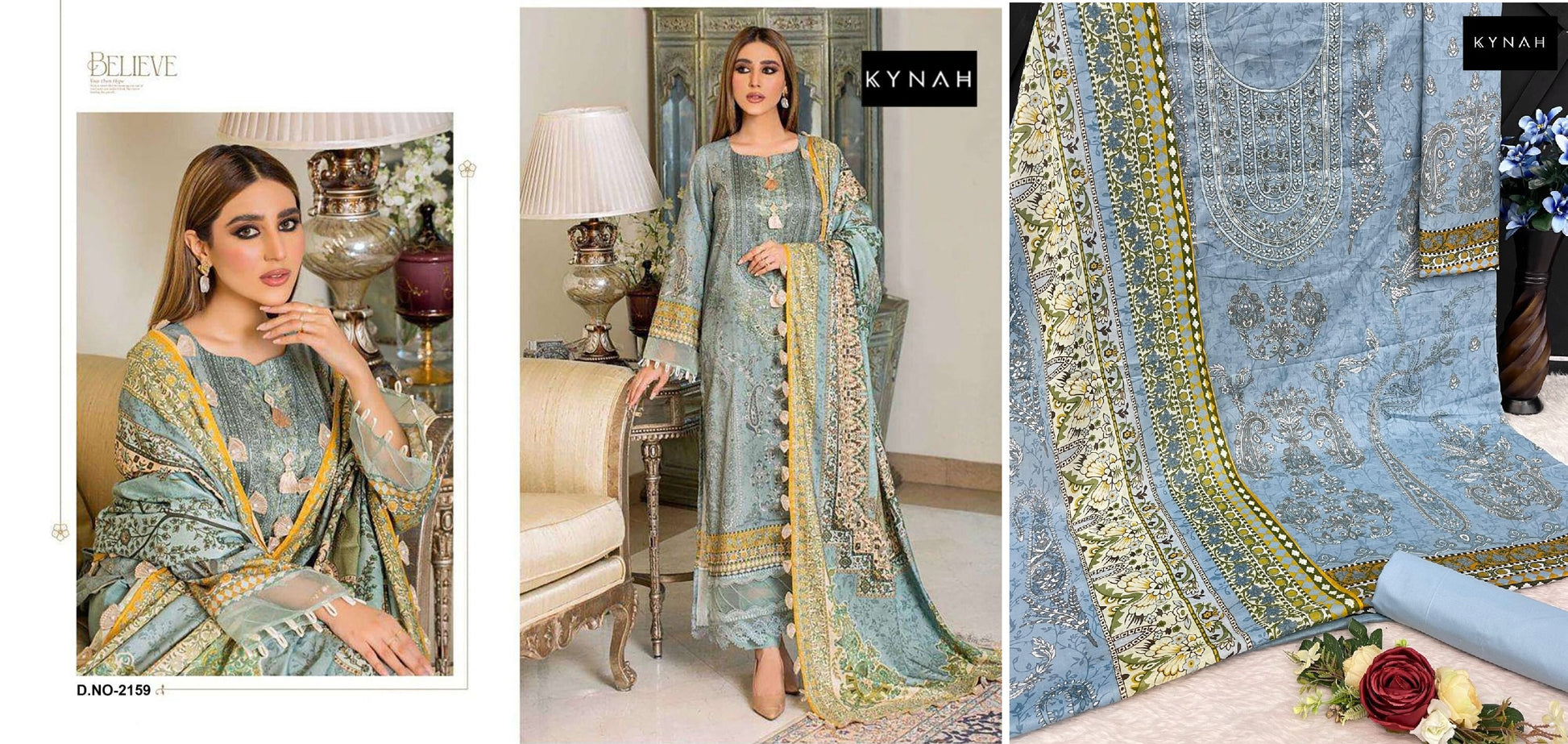 2159 Kynah Pakistani Salwar Suits