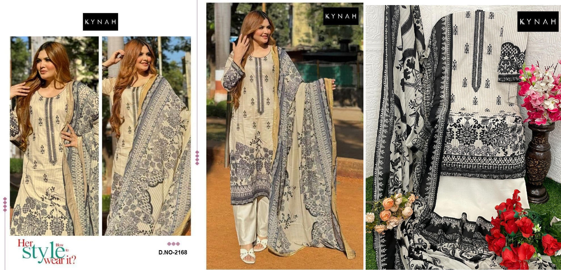 2168 Kynah Pakistani Salwar Suits