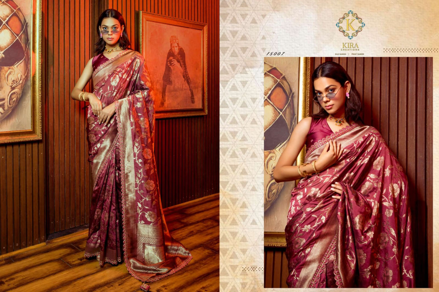 15007 Kosa Kira Sarees
