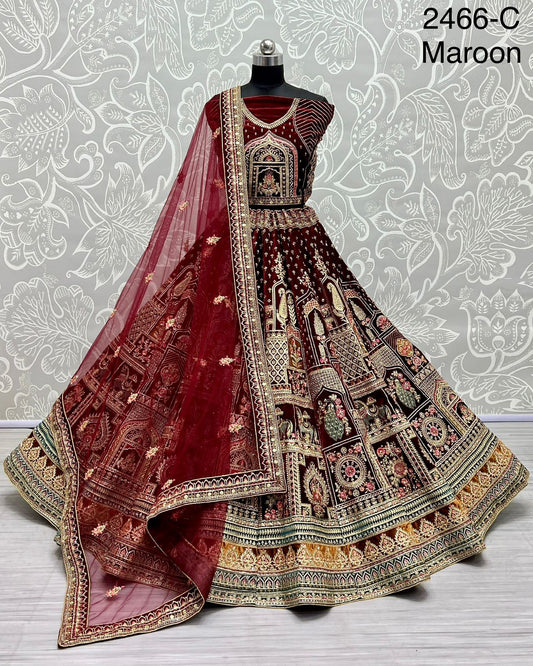 2466C Anjani Art Lehenga Choli