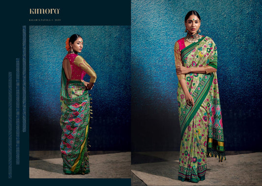 2059 Kalam X Patola Kimora Sarees
