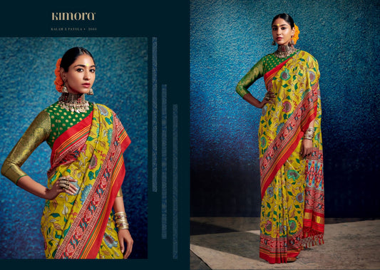 2060 Kalam X Patola Kimora Sarees