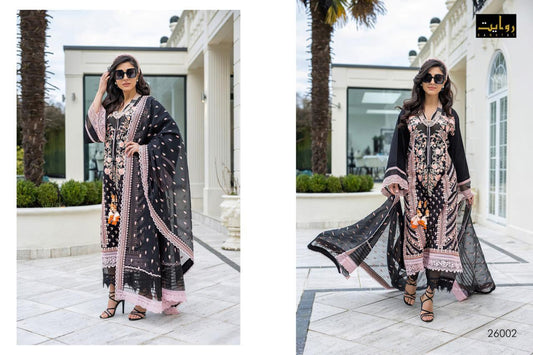 26002 Rawayat Pure Cotton Pakistani Salwar Suits