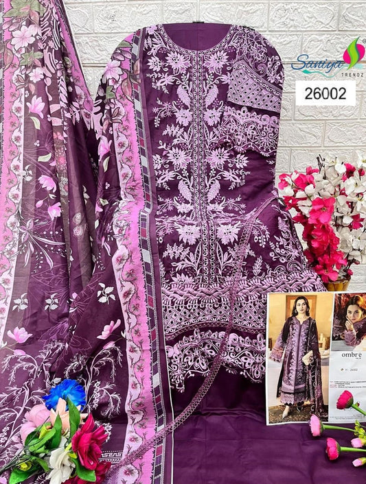 26002 Saniya Trendz Embroidery Pakistani Salwar Suits