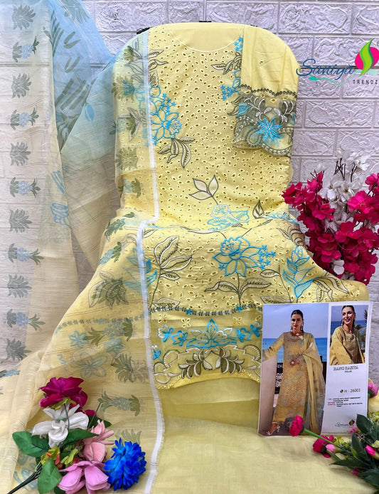 26003 Rang Rasiya Vol 26 Saniya Trendz Chikankari Pakistani Salwar Suits