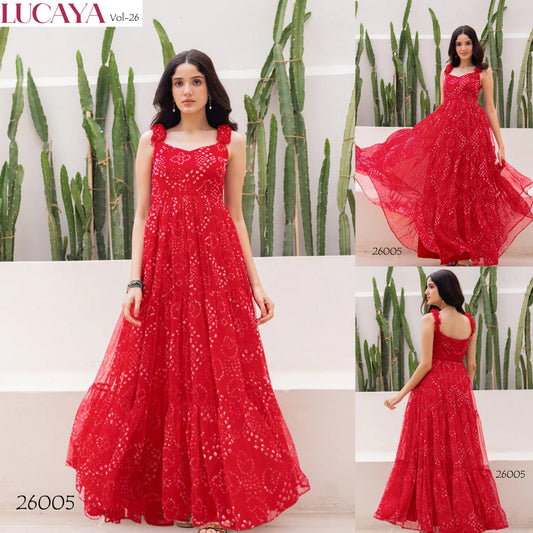 26005 Vol 26 Lucaya Faux Georgette One Piece Gown