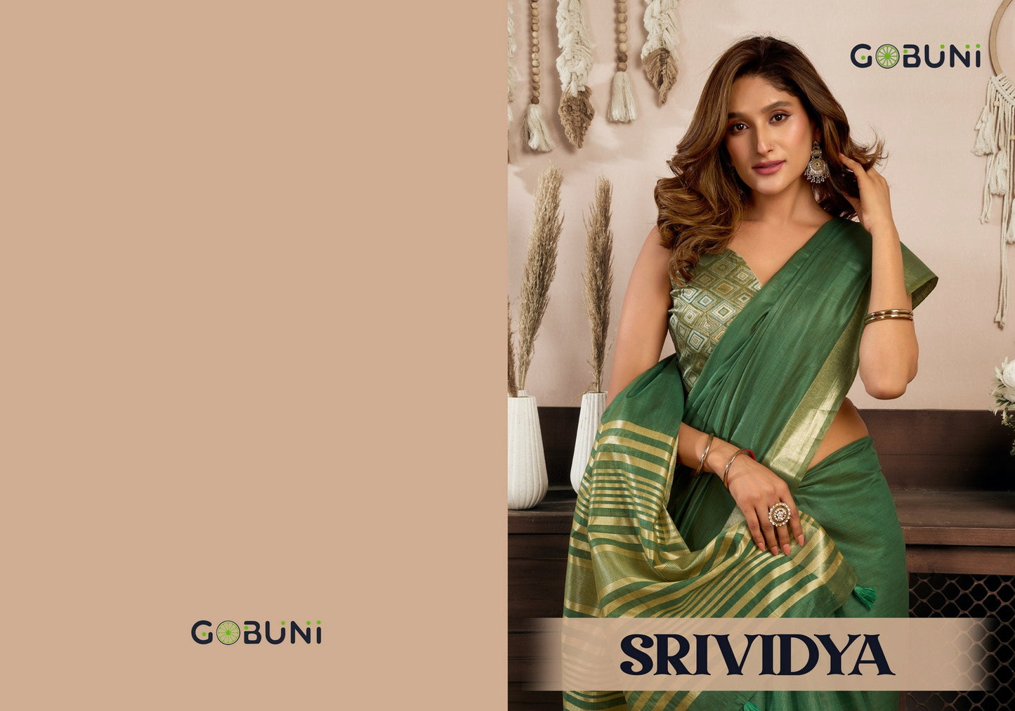 2606 Srividya Gobuni Khadi Cotton Sarees