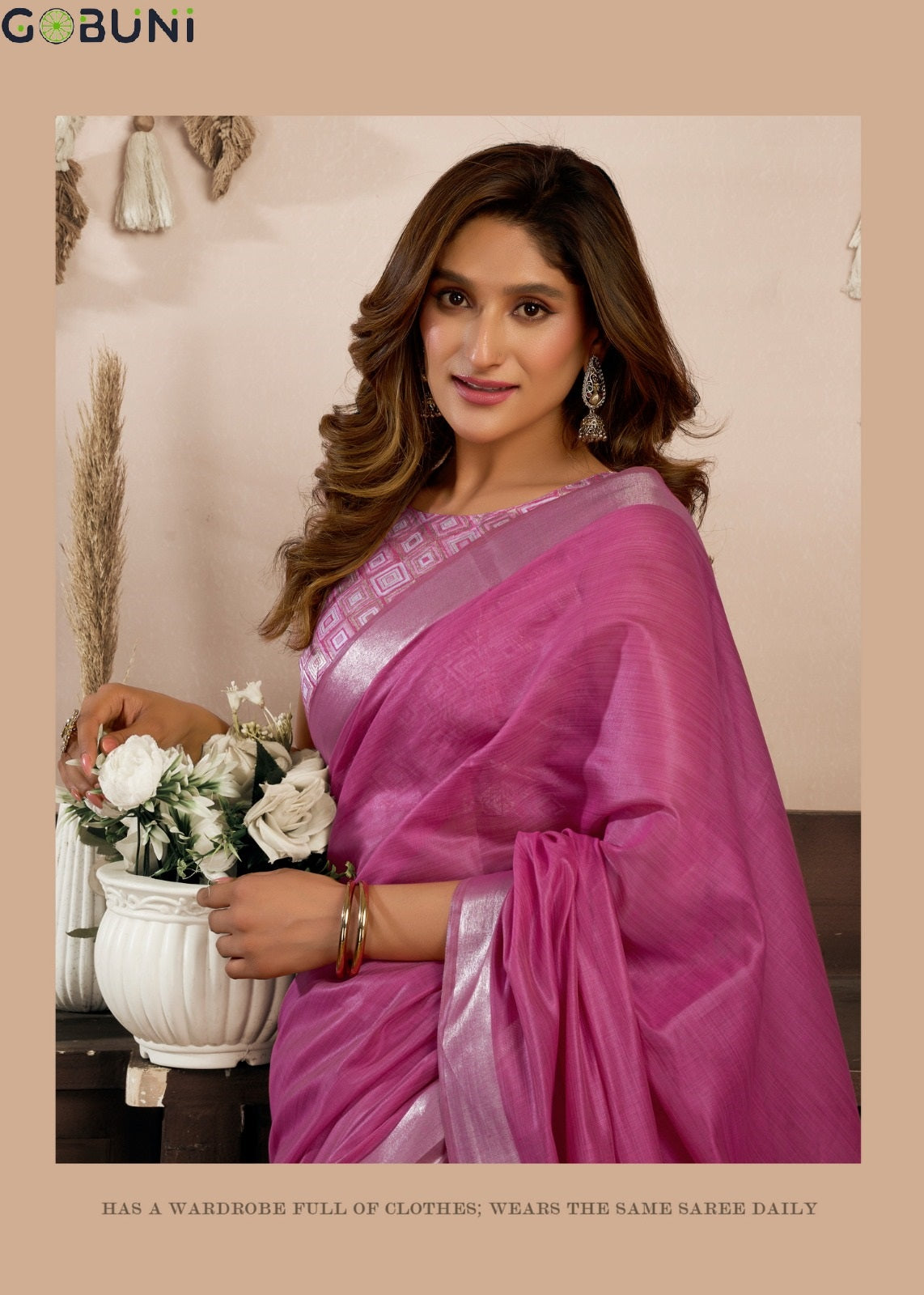 2607 Srividya Gobuni Khadi Cotton Sarees