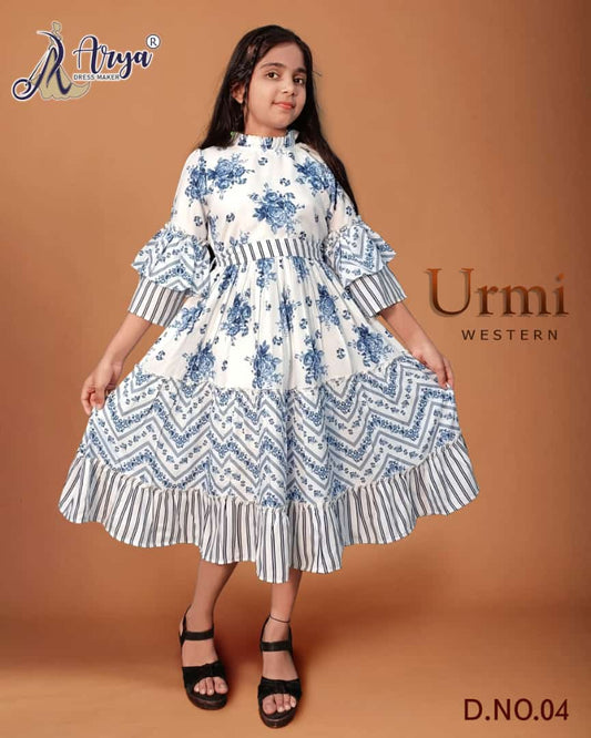 Urmi 04 Adm Girls Western Dress
