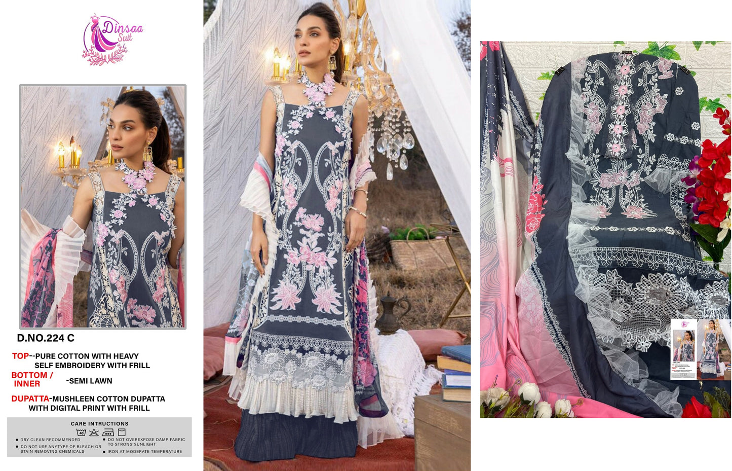 224C Dinsaa Suit Pakistani Salwar Suits