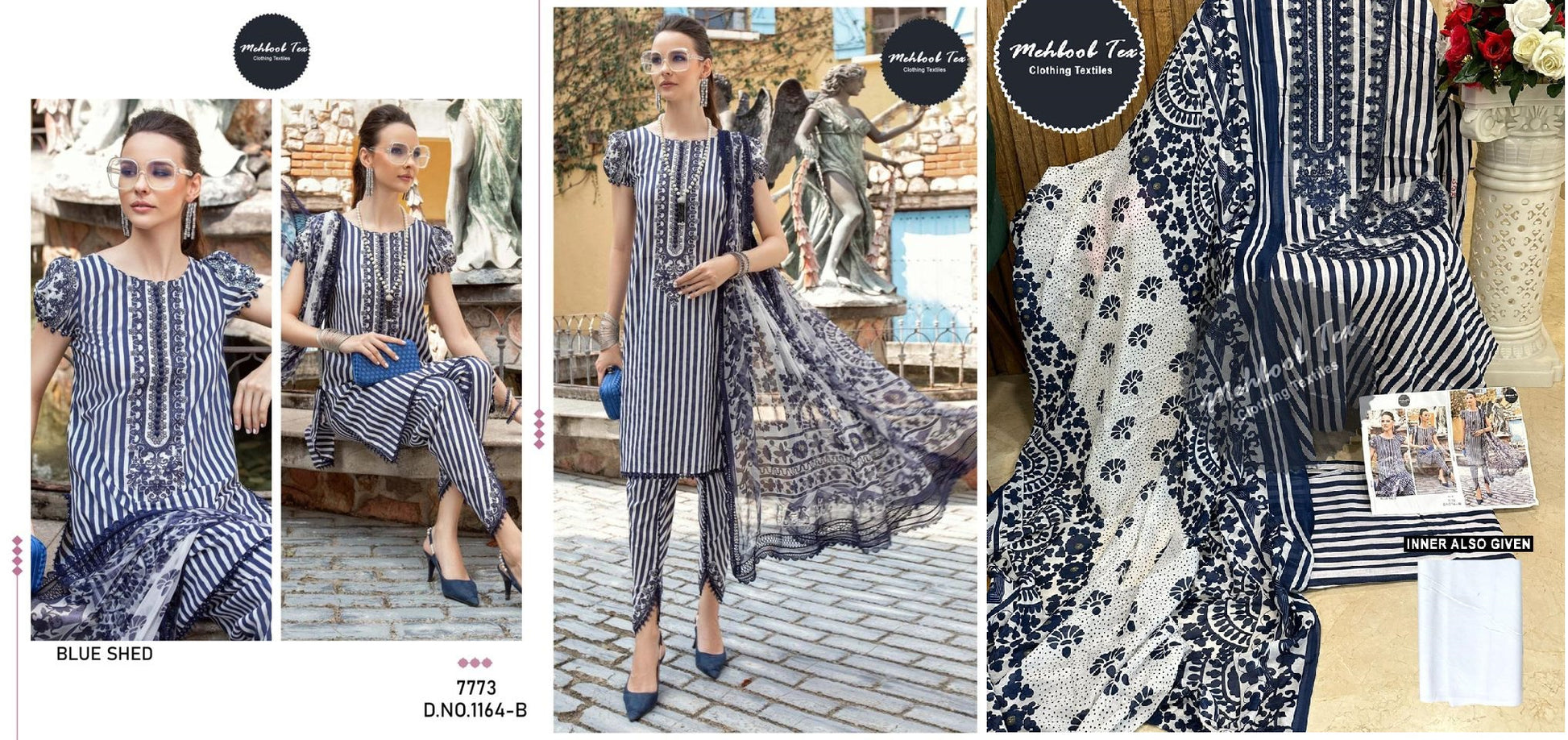 1164B Mehboob Tex Pakistani Salwar Suits