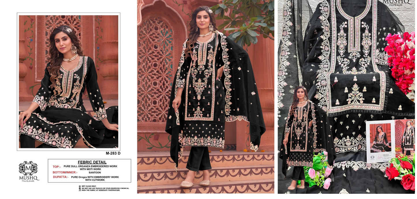 283D Mushq Pakistani Salwar Suits