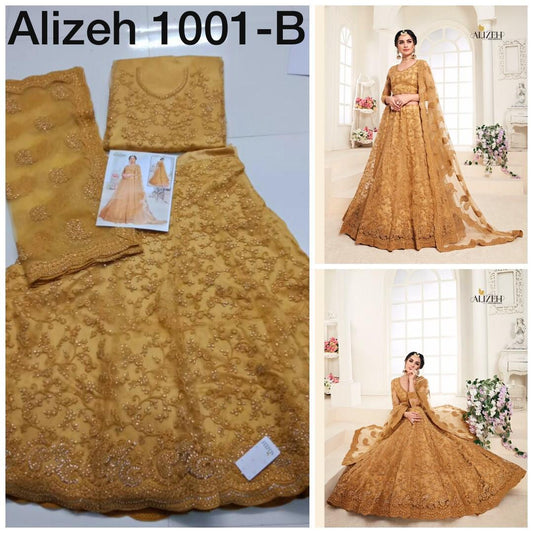 1001B Bridal Heritage Colour Saga Alizeh Lehenga Choli