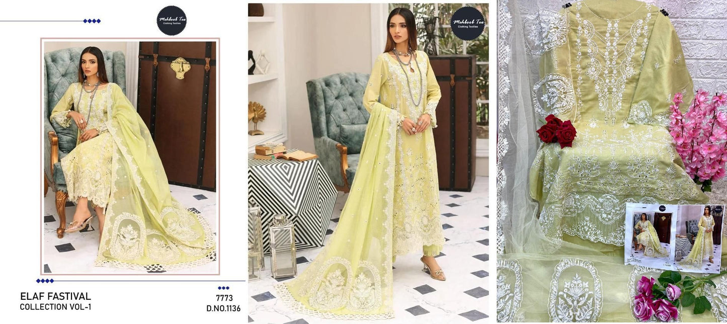 1136 Mehboob Tex Pakistani Salwar Suits