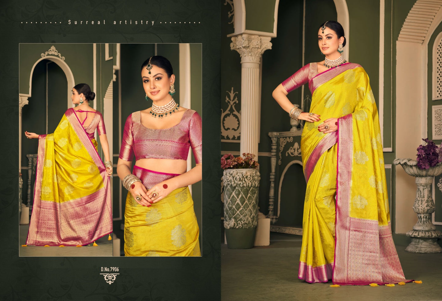 7906 Trisha Royal Pankh Sarees
