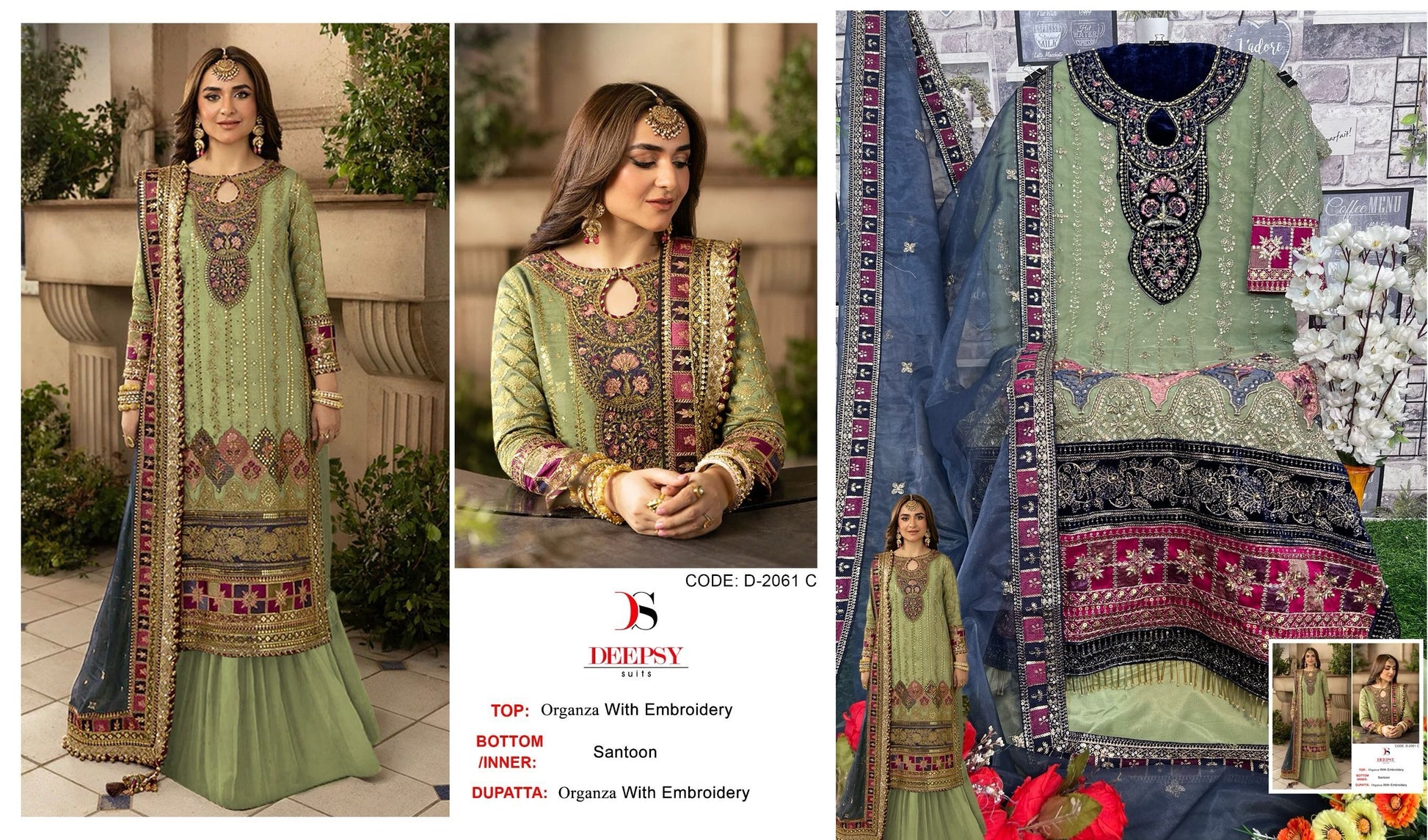2061C Deepsy Pakistani Salwar Suits