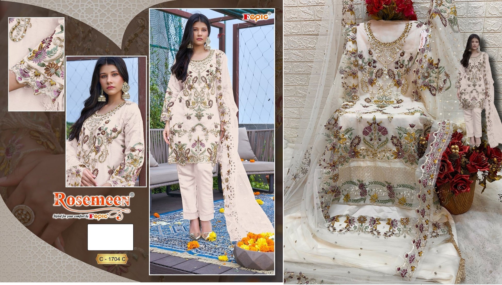 1704C Fepic Pakistani Salwar Suits
