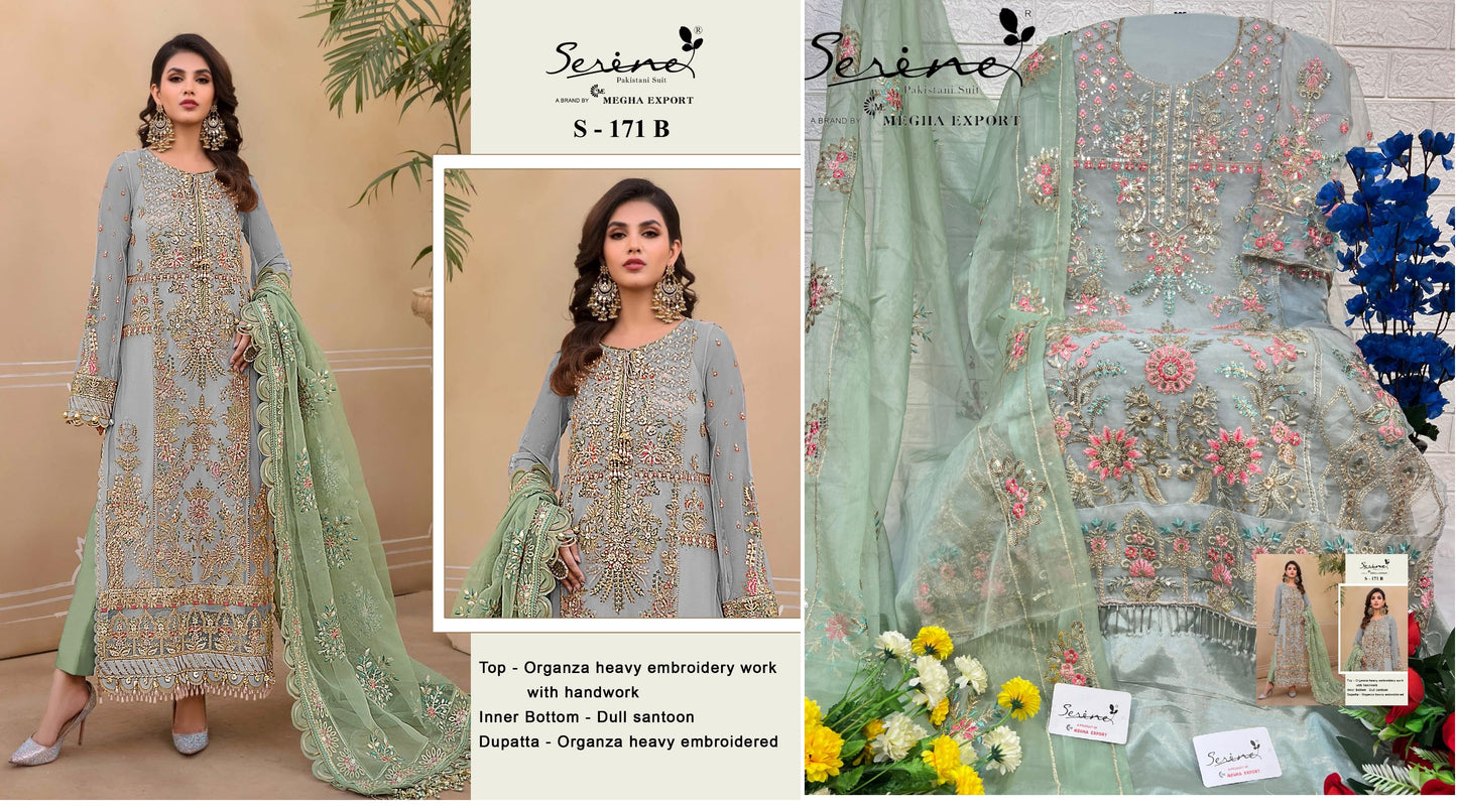 171B Serine Pakistani Salwar Suits