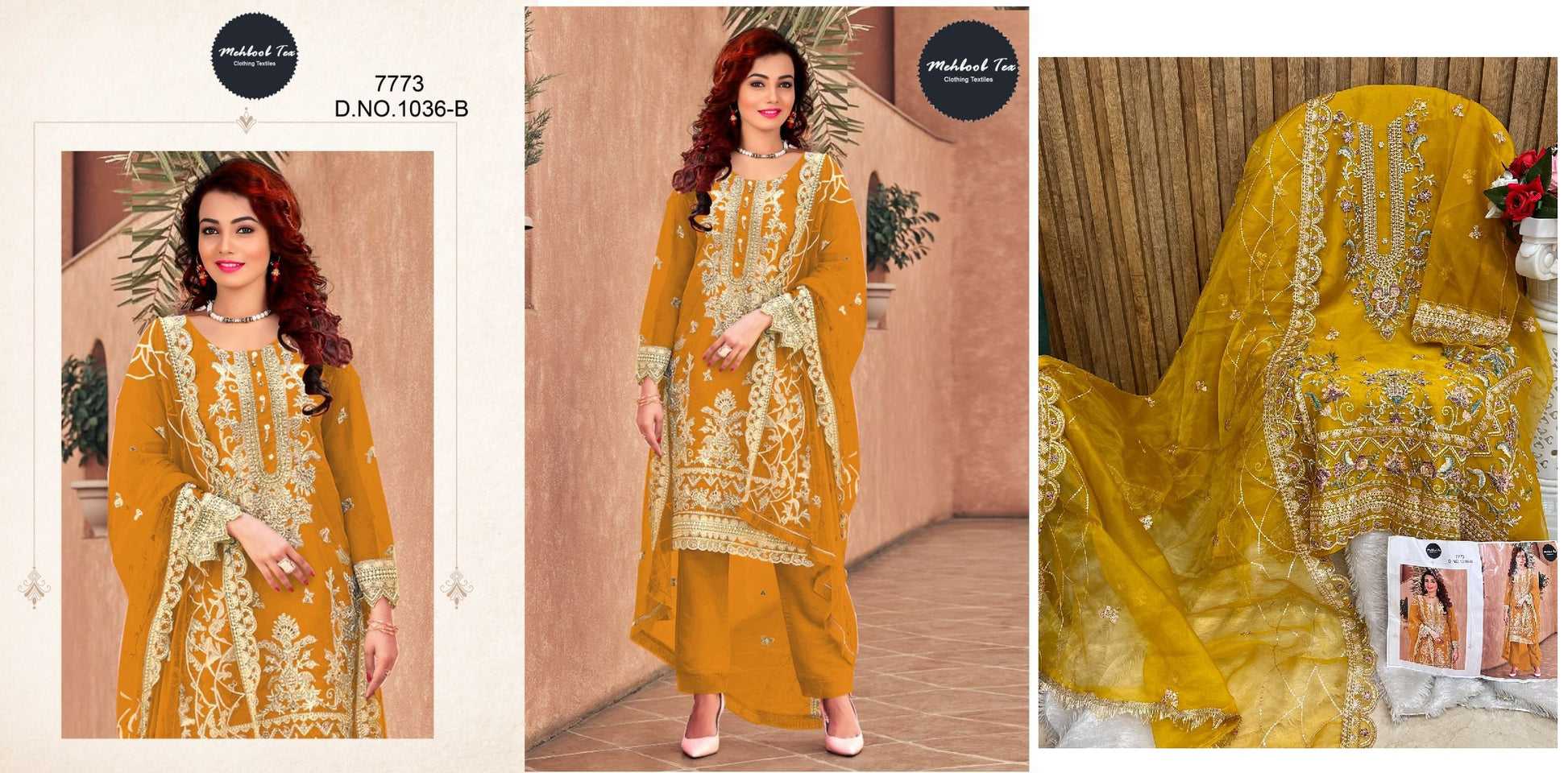 1036B Mehboob Tex Pakistani Salwar Suits