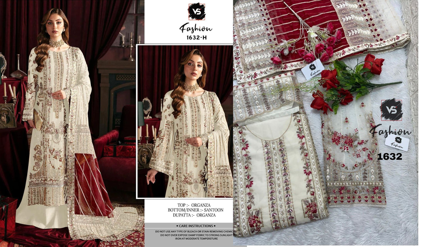 1632H Vs Fashion Pakistani Salwar Suits