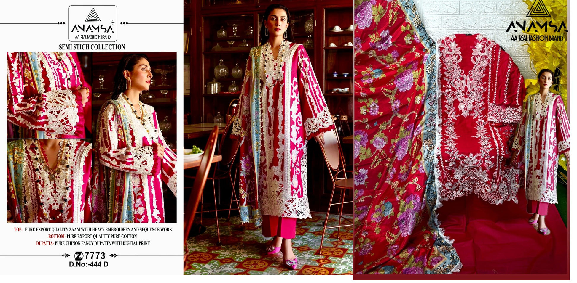 444D Anamsa Pakistani Salwar Suits