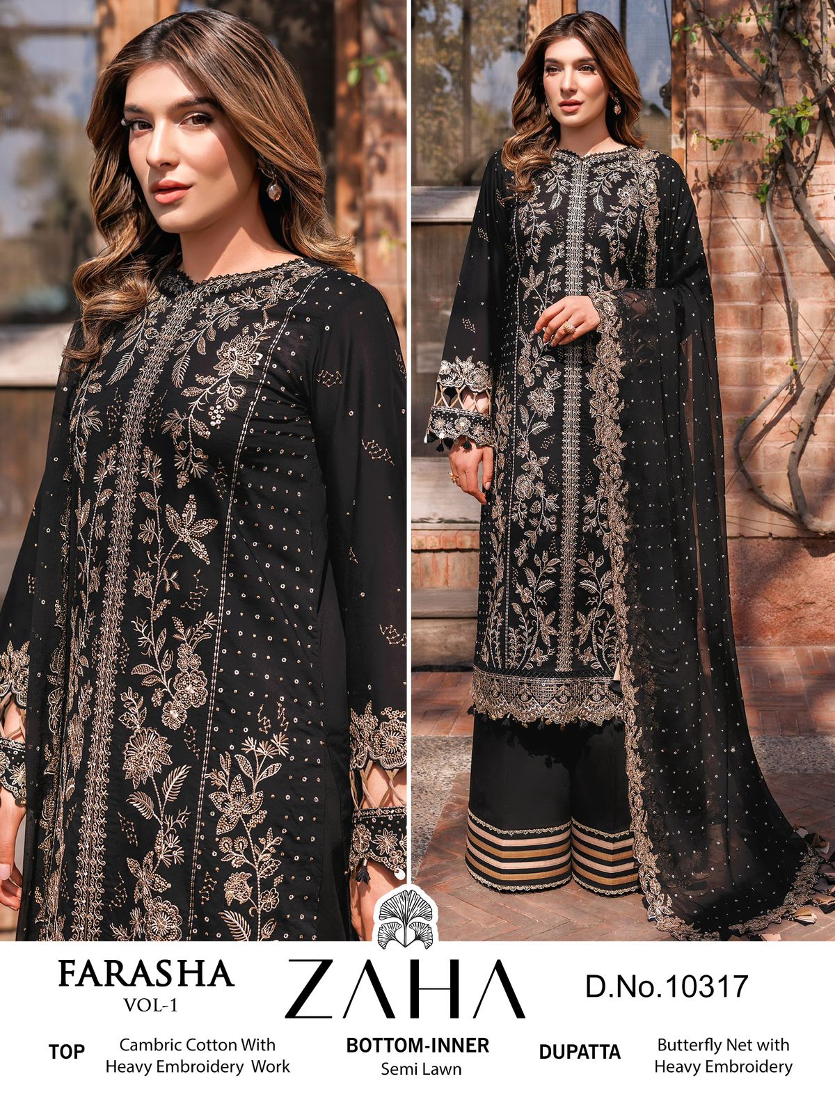 10317 Farasha Vol 1 Zaha Pakistani Salwar Suits