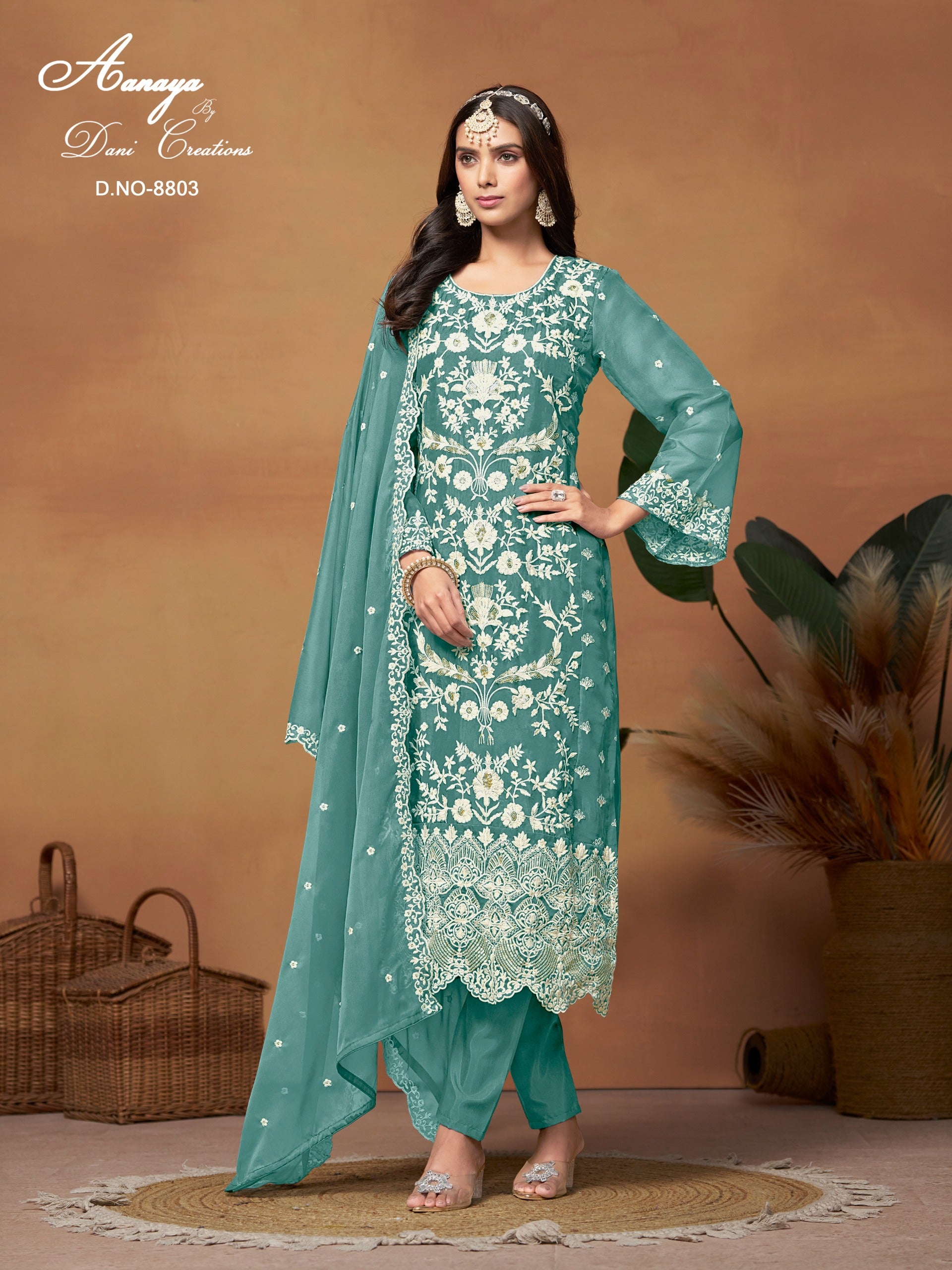 8803 Aanaya Vol 188 Dani Creation Pakistani Salwar Suits